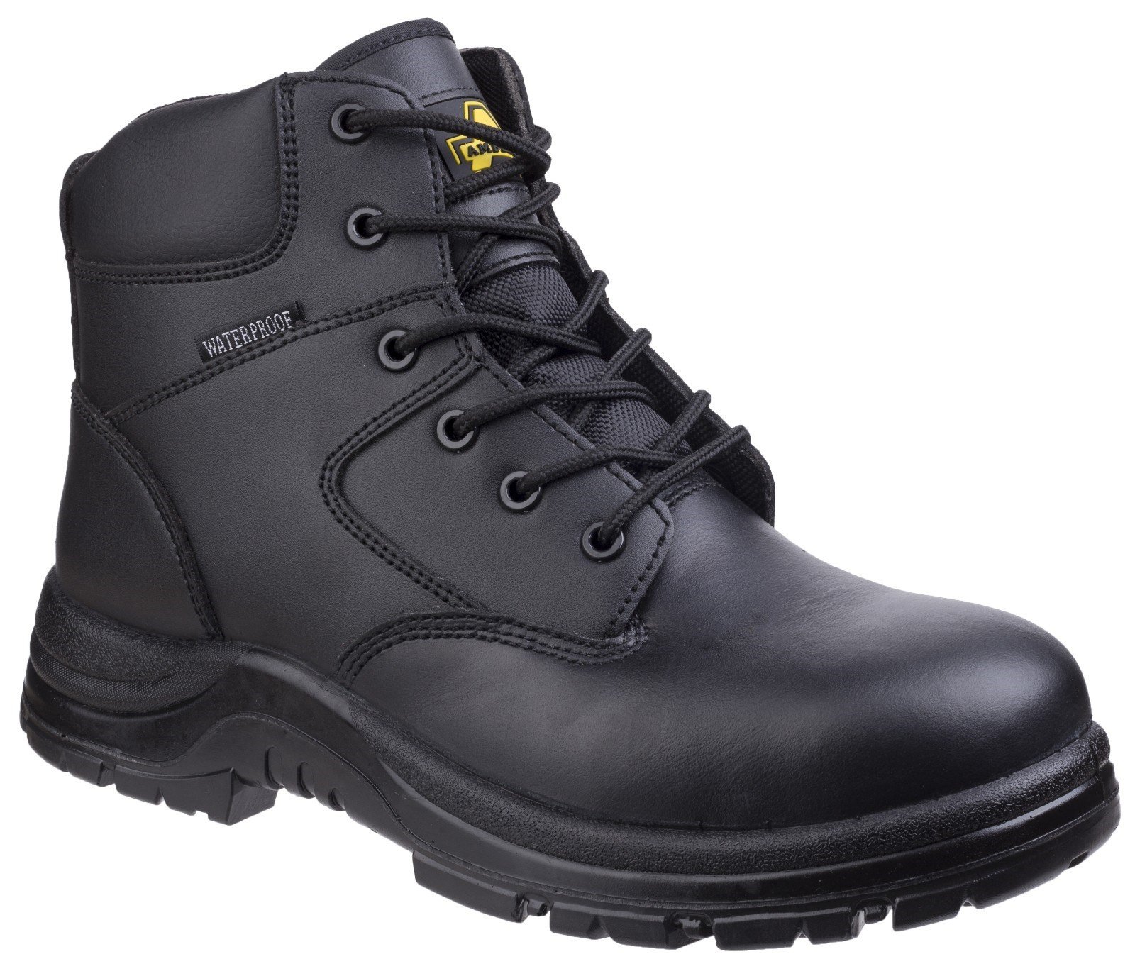 Amblers Unisex Safety Metal Free Waterproof Lace up Boot Black 20416 - Black 4