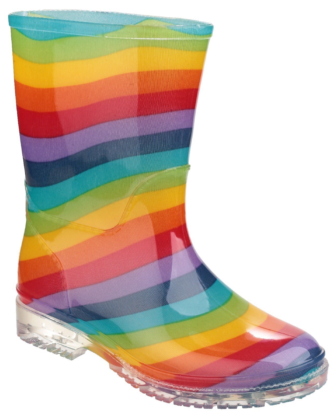 Cotswold Kid's PVC Jnr Wellington Multicolor 18853 - Rainbow 13