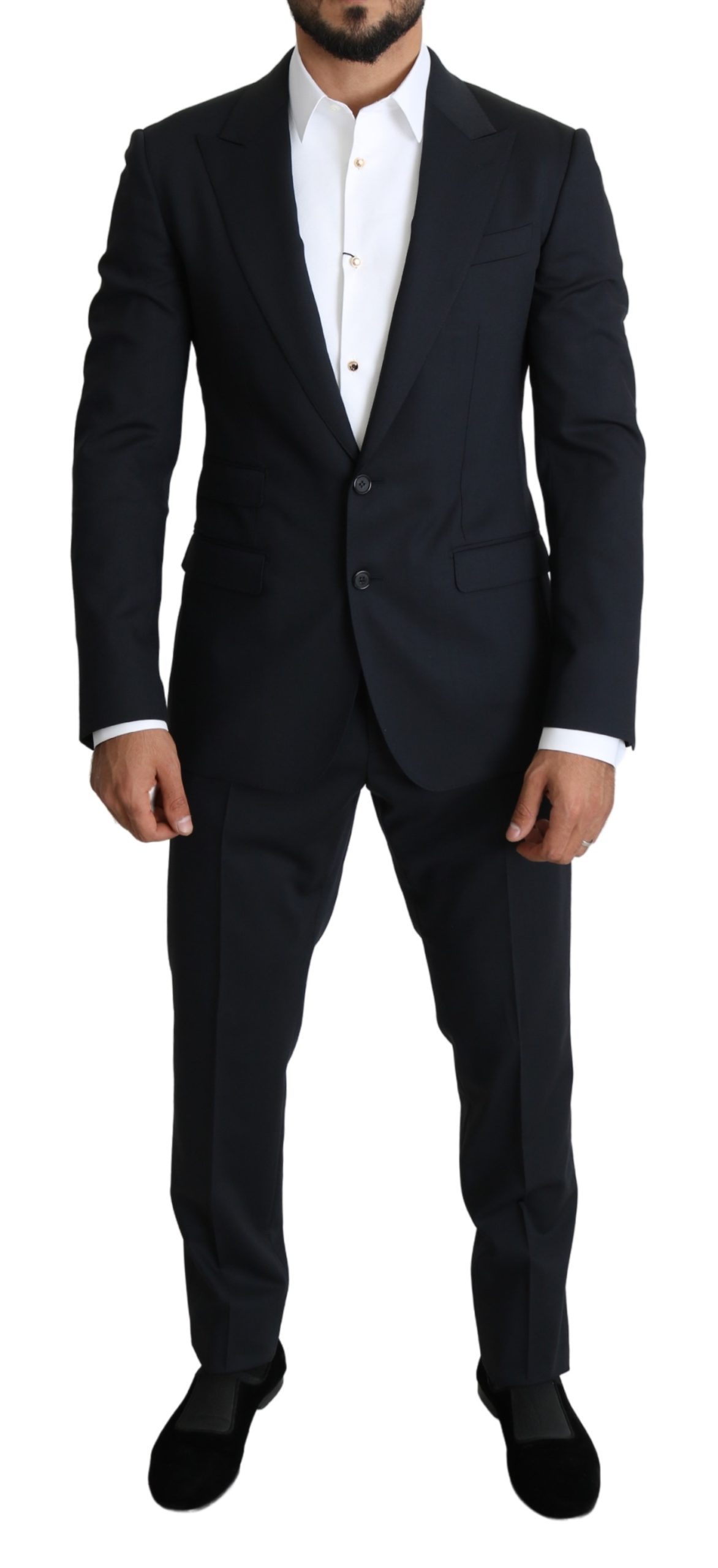 Navy Blue 2 Piece Slim fit NAPOLI Suit - IT50 | L
