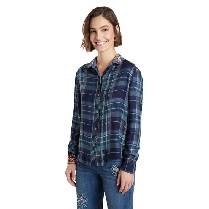 Desigual - Desigual Women Shirt - blue XS
