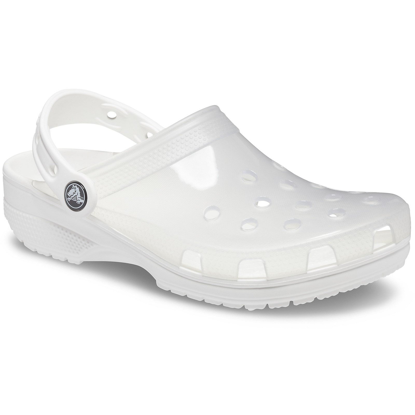Crocs Women's Translucent Clog Shoe Various Colours 32724-55892 - White 3
