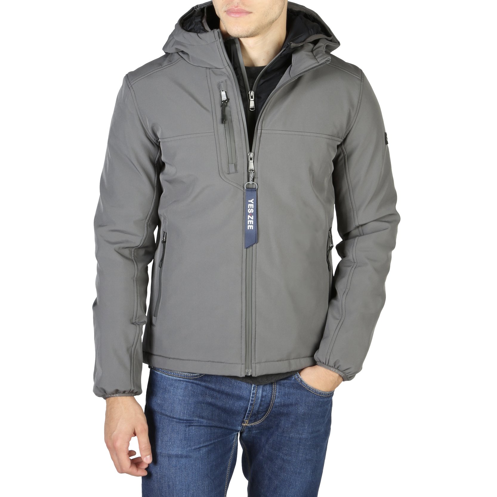 Yes Zee Men's Jacket Various Colours 0241_J804 - grey L