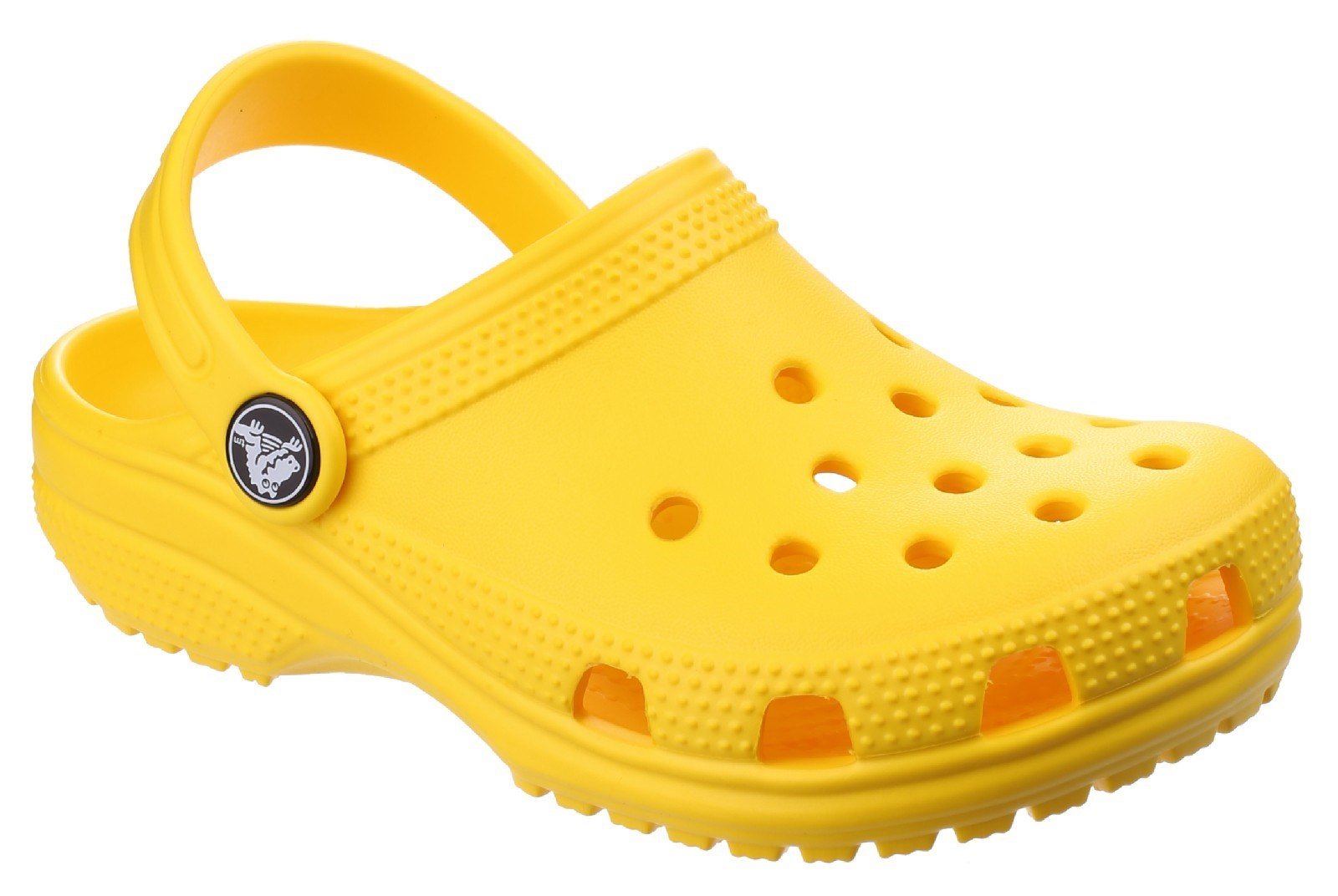 Crocs Kid's Classic Clog Slip On Sandal Various Colours 25239 - Lemon 4 UK
