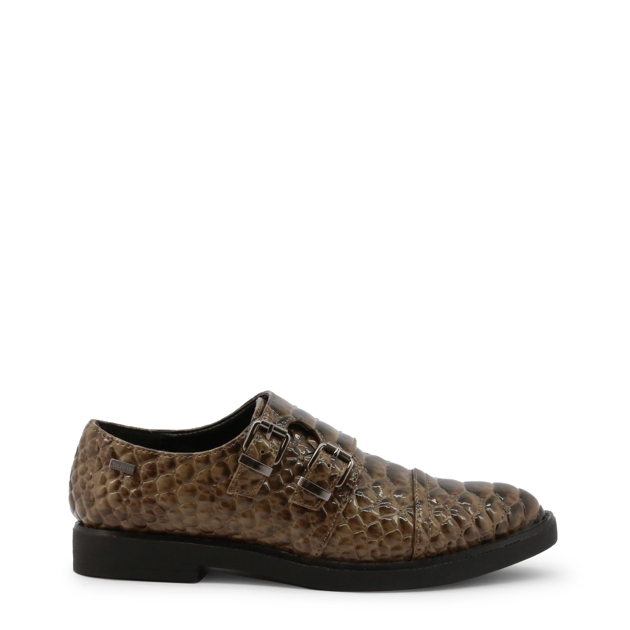 Roccobarocco Women's Flat Shoes Brown 343282 - brown-1 EU 35