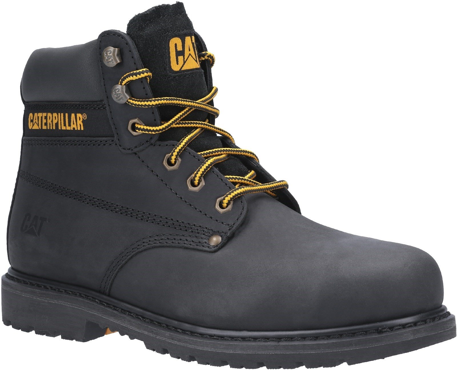 Caterpillar Men's Powerplant GYW Safety Boot Various Colours 30178 - Black 6