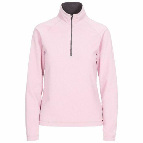 Trespass Women's Half Zip Top Fleece Various Colours Skylar - Pale Lilac XS
