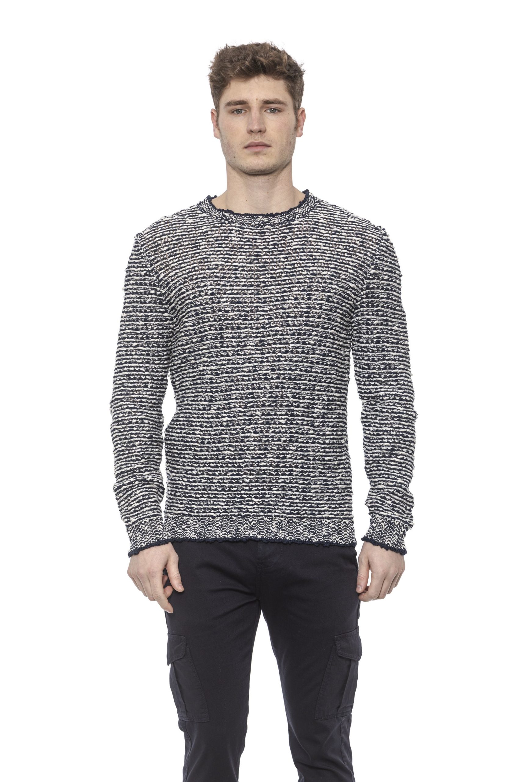 Alpha Studio Men's V A R. U N I C A Sweater Blue AL1374527 - IT48 | M