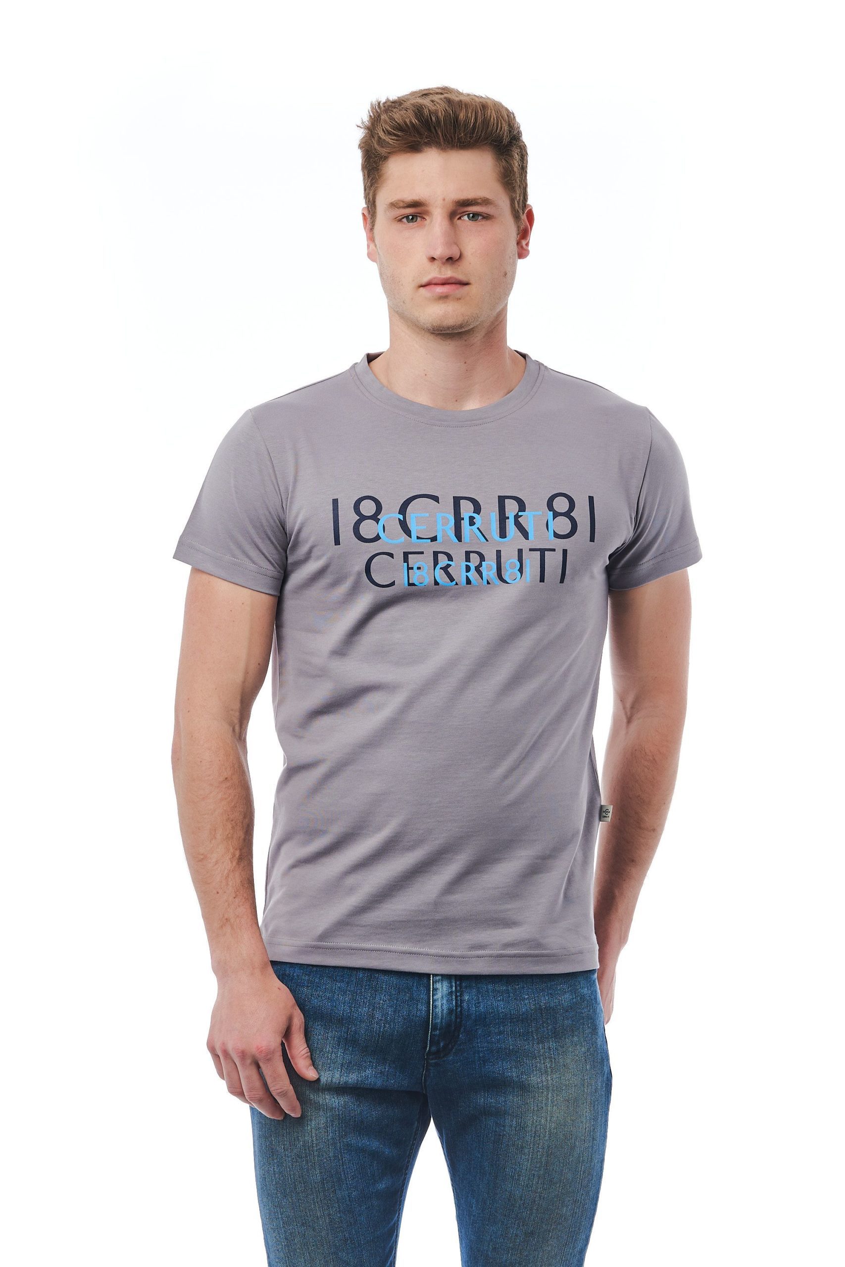 Cerruti 1881 Men's Grigio T-Shirt Grey CE1409809 - M
