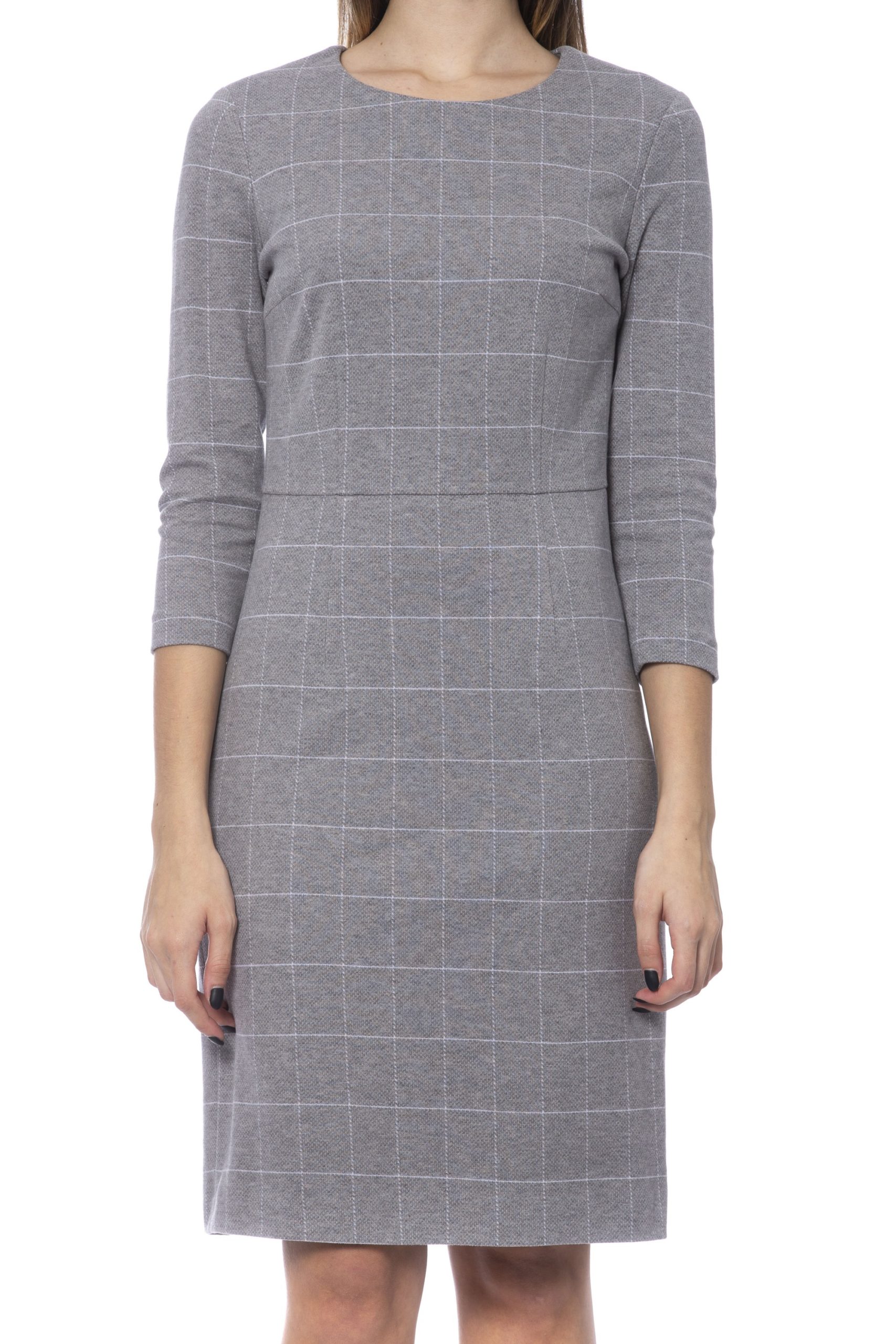 Peserico Women's Dress Grey PE992138 - IT42 | S