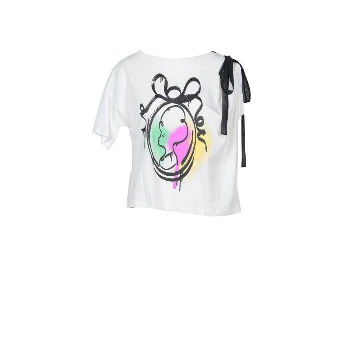 Boutique Moschino Women's T-Shirt White 207485 - white 40