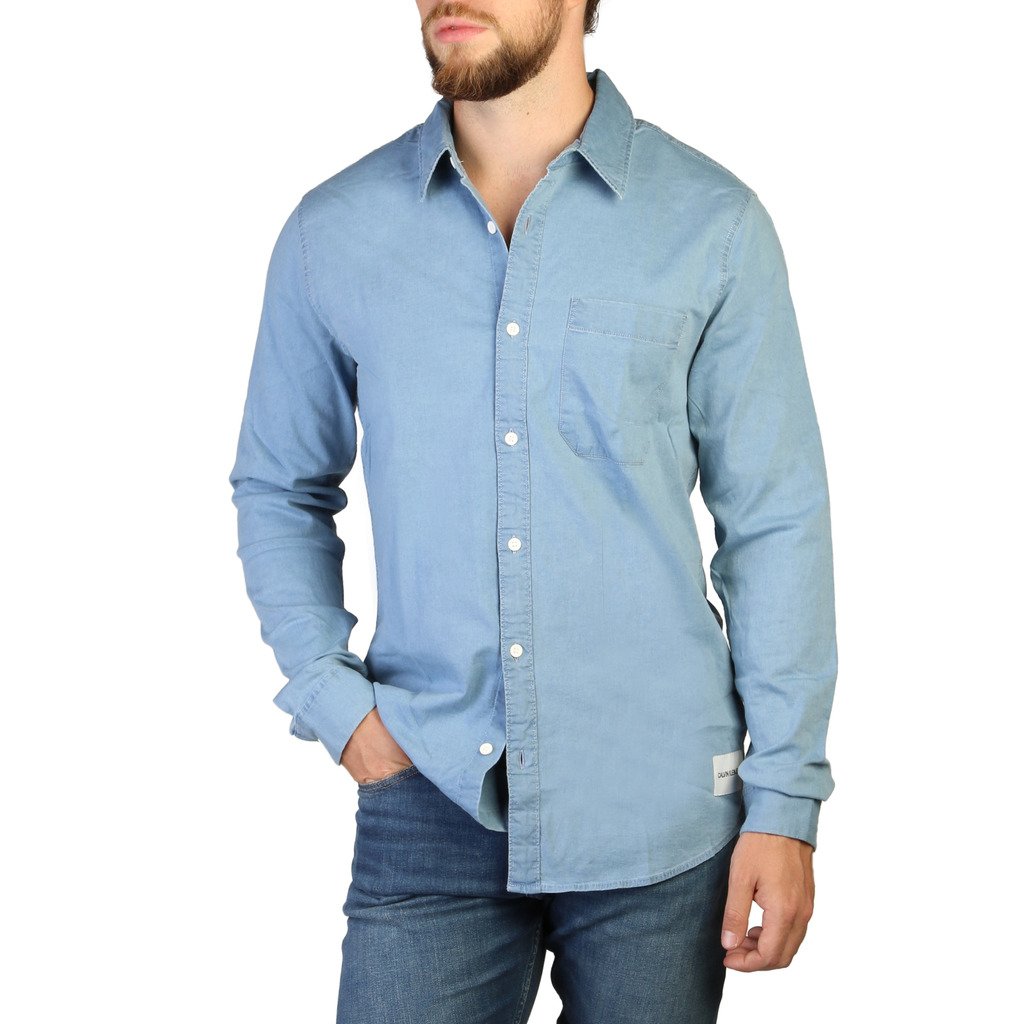 Calvin Klein Men's Shirt Blue 349430 - blue XL