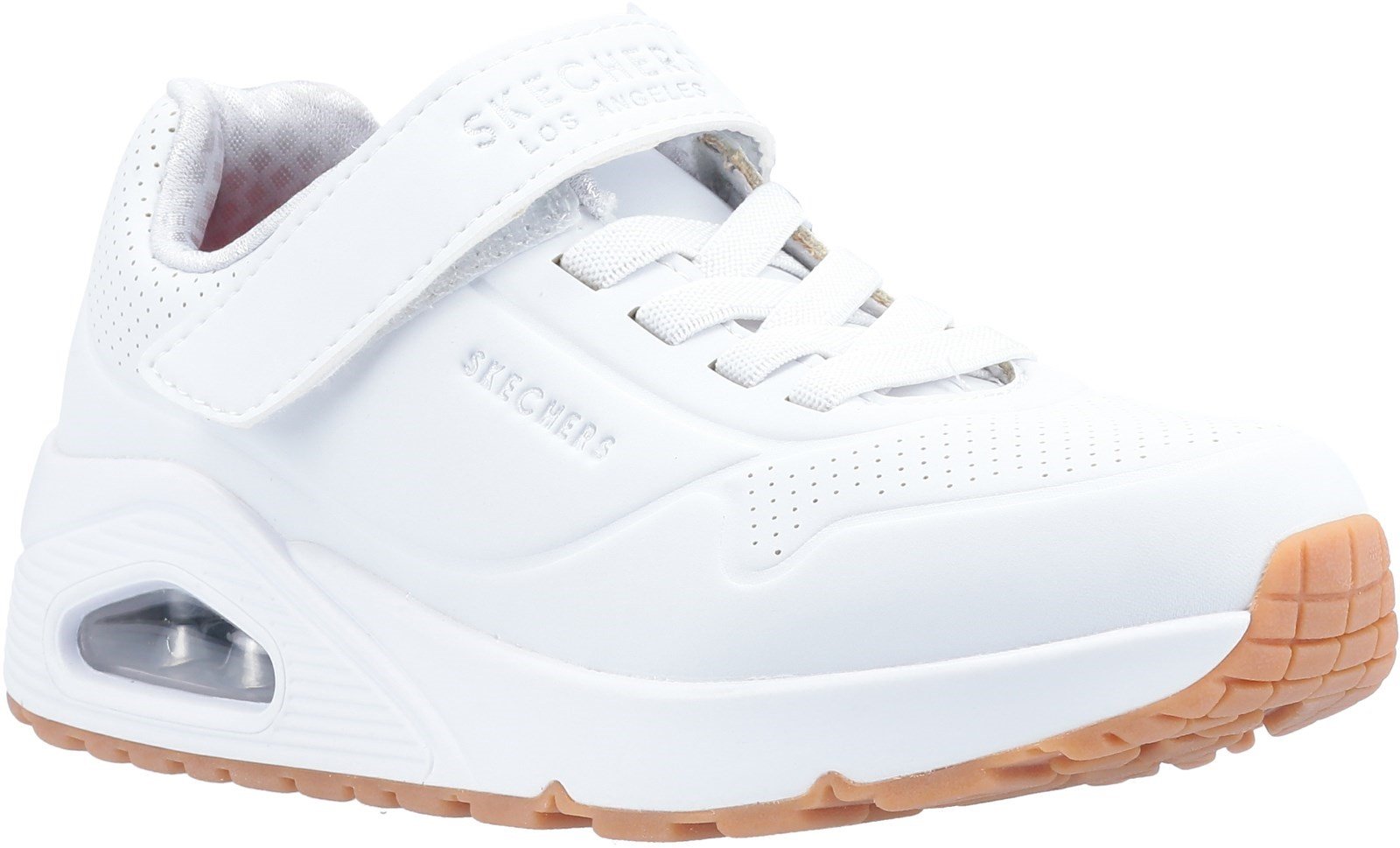 Skechers Kid's Uno Air Blitz Casual Trainer Various Colours 30898 - White 12