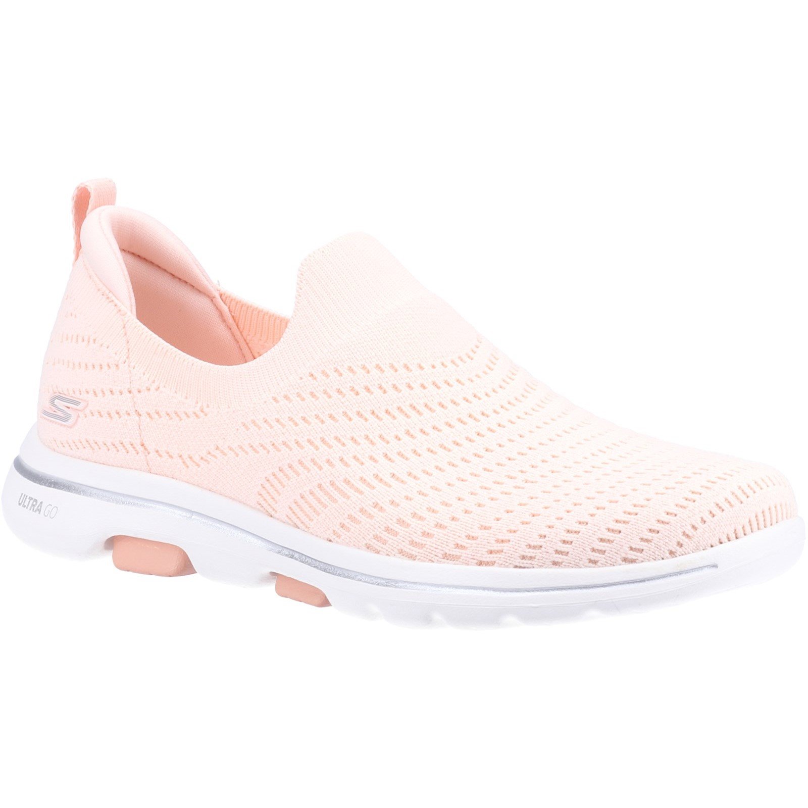 Skechers Women's Go Walk 5 Coastal View Slip On Trainer Pink 32142 - Light Pink 4