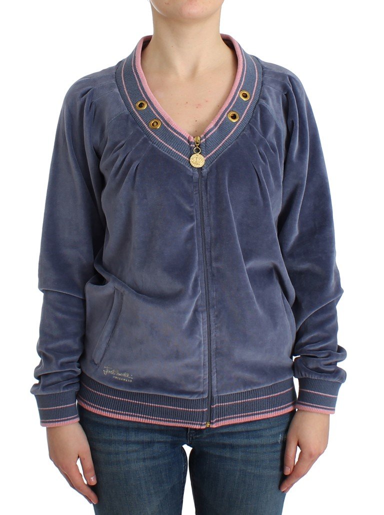 Cavalli Women's Cardigan Blue SIG11841 - IT46|XL