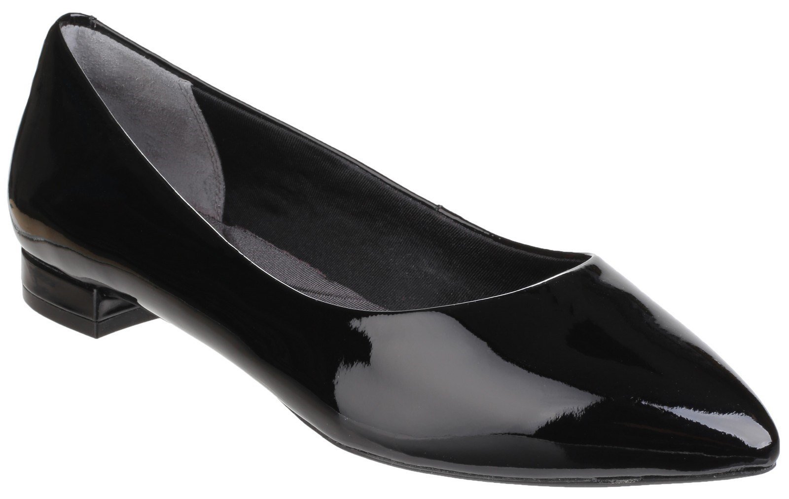 Rockport Women's Total Motion Adelyn Flat Shoe Black Patent 24787 - Black Patent 4