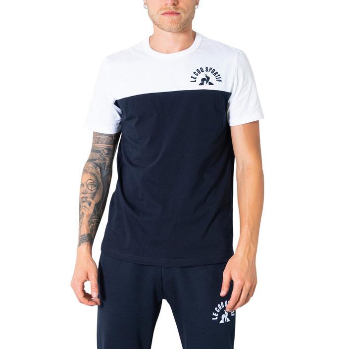 Le Coq Sportif Men's T-Shirt Blue 305005 - blue XL