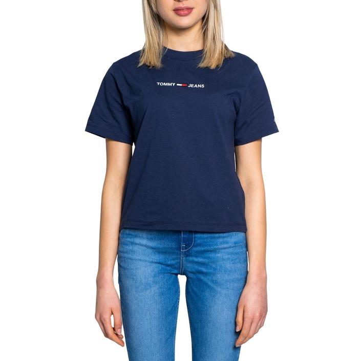 Tommy Hilfiger Jeans Women's T-Shirt Blue 190133 - blue XS