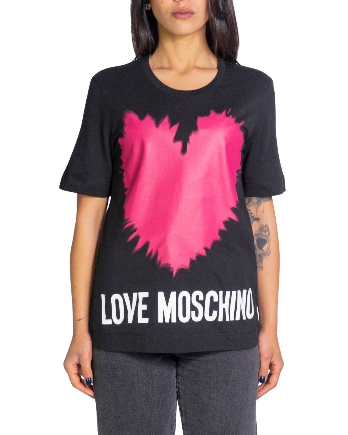 Love Moschino Women's T-Shirt Various Colours 198587 - black 38