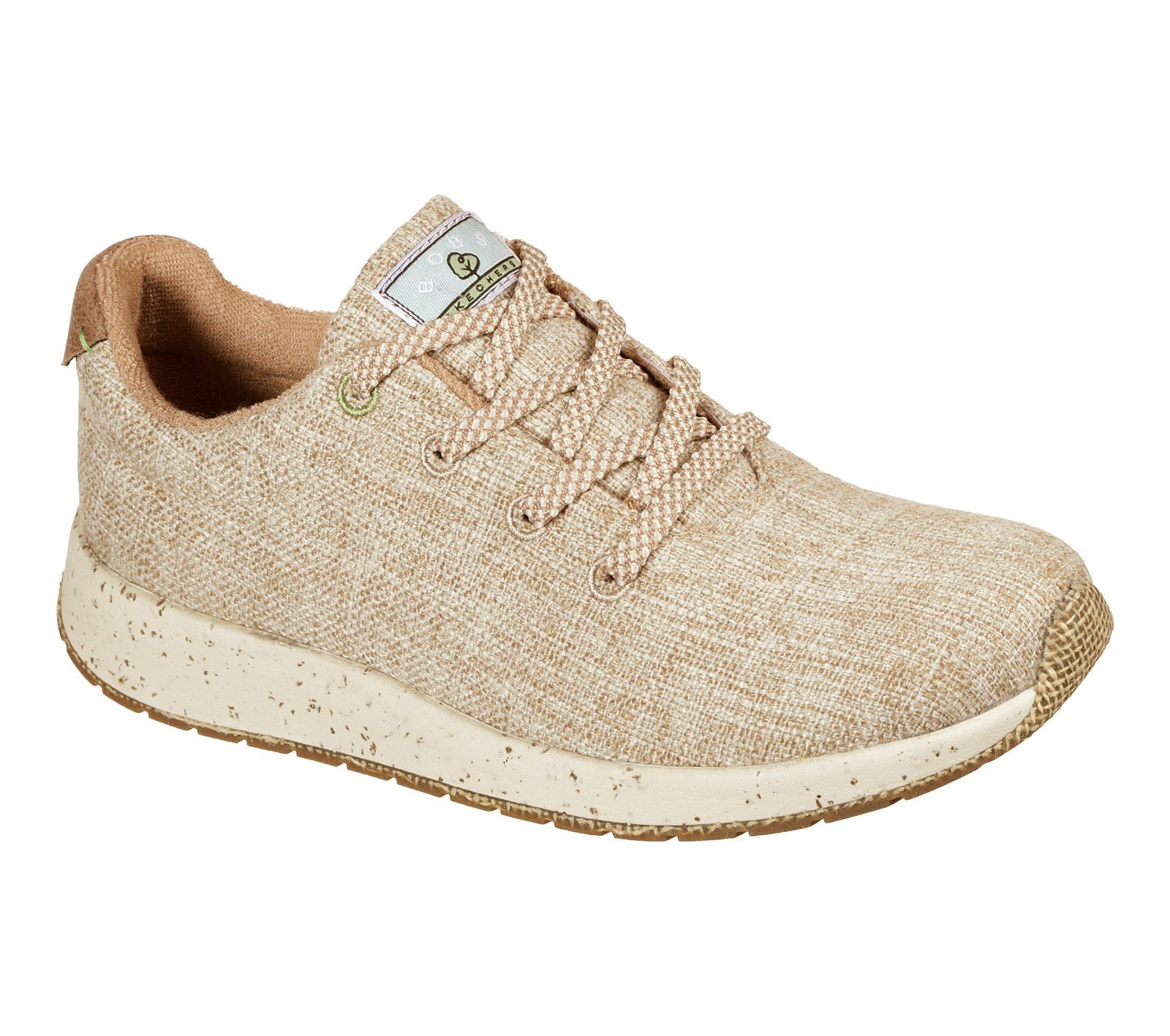 Skechers Women's Bobs Earth Sunset Peace Trainer Natural 32133 - Natural 4