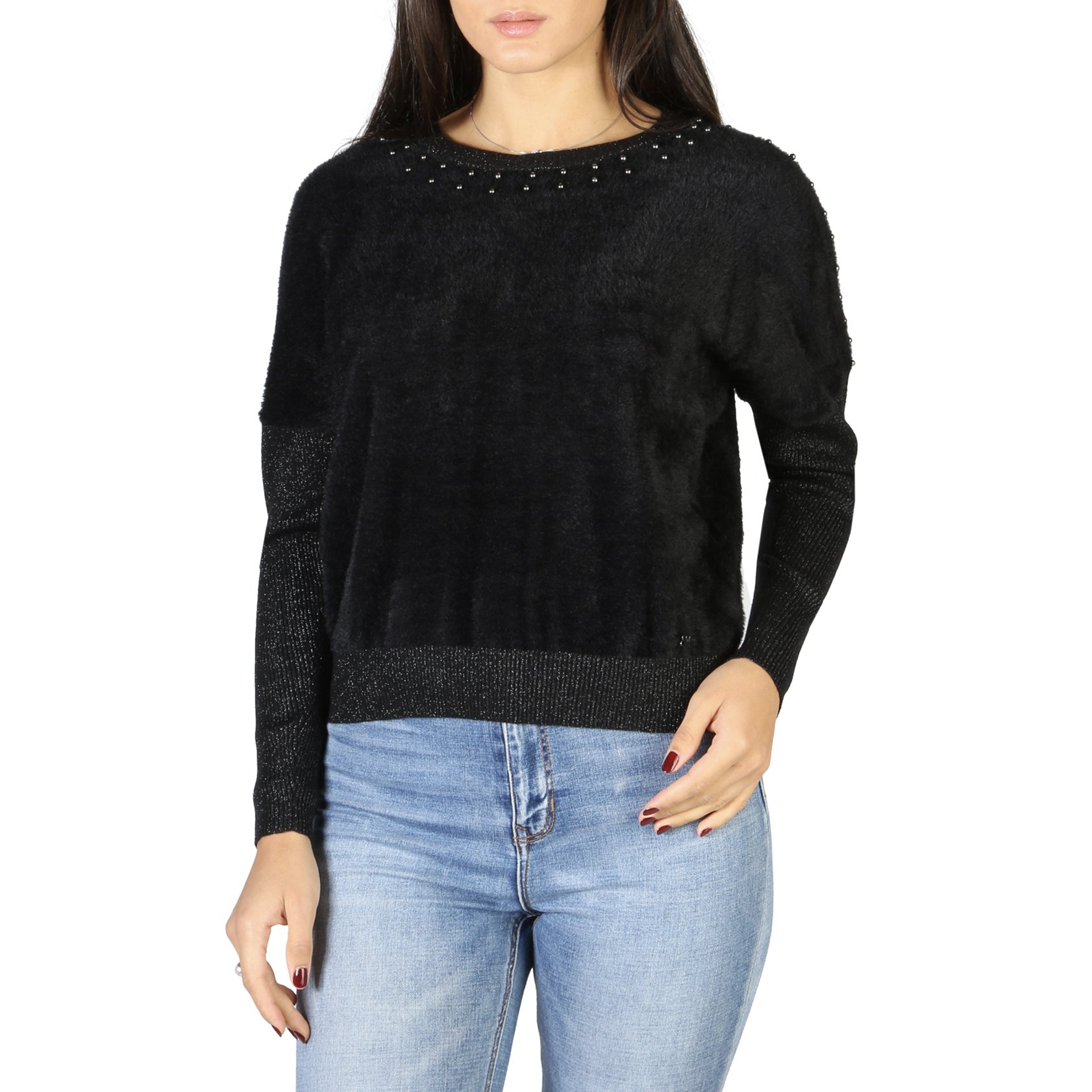 Yes Zee Women's Sweater Various Colours 1664_M014_IS00 - black XS