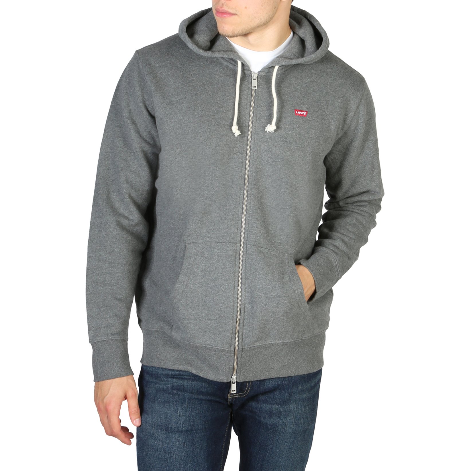 Levis Men's Sweatshirt Blue 34584_NEW-ORIGINAL - grey S