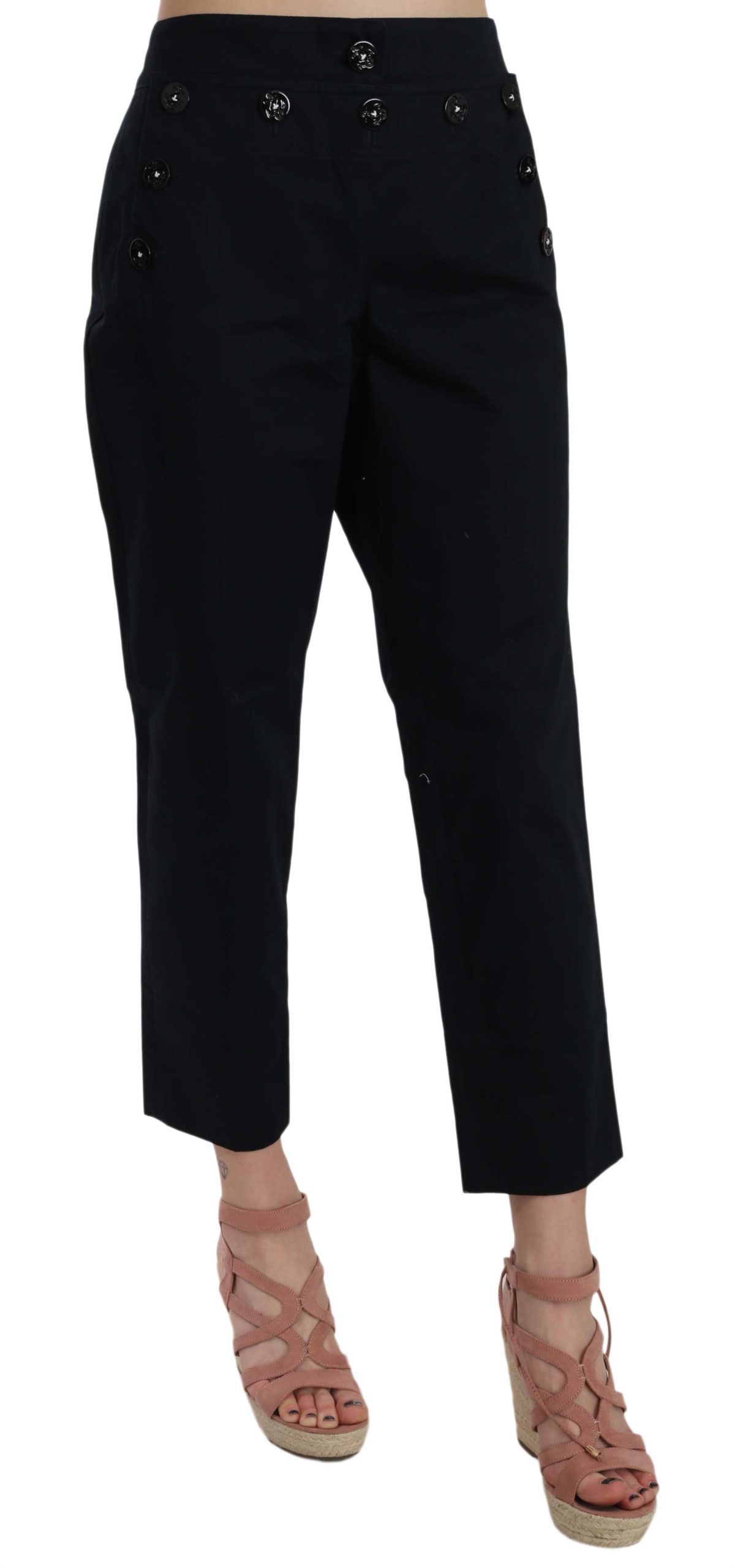Dolce & Gabbana Women's Trouser Black PAN70011 - IT36|XXS