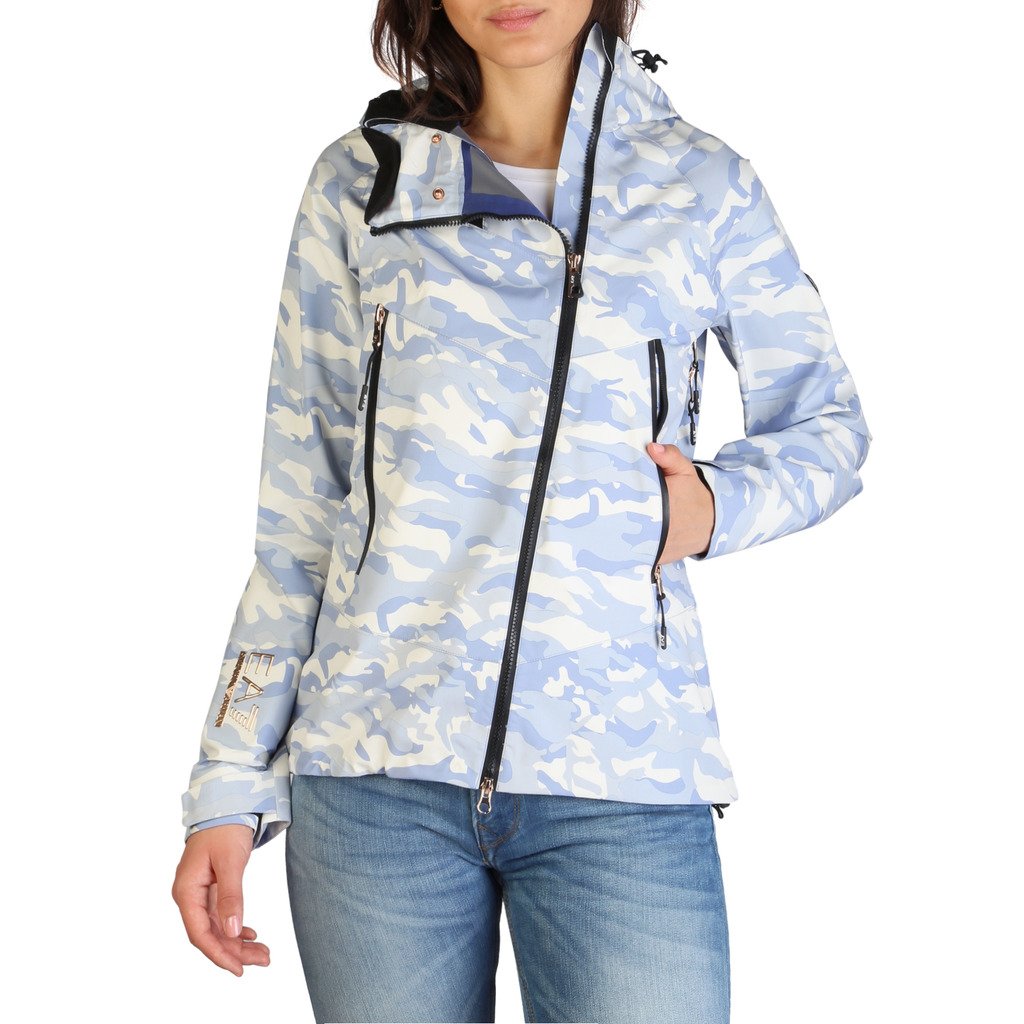 EA7 Women's Jacket Blue 330522 - blue S