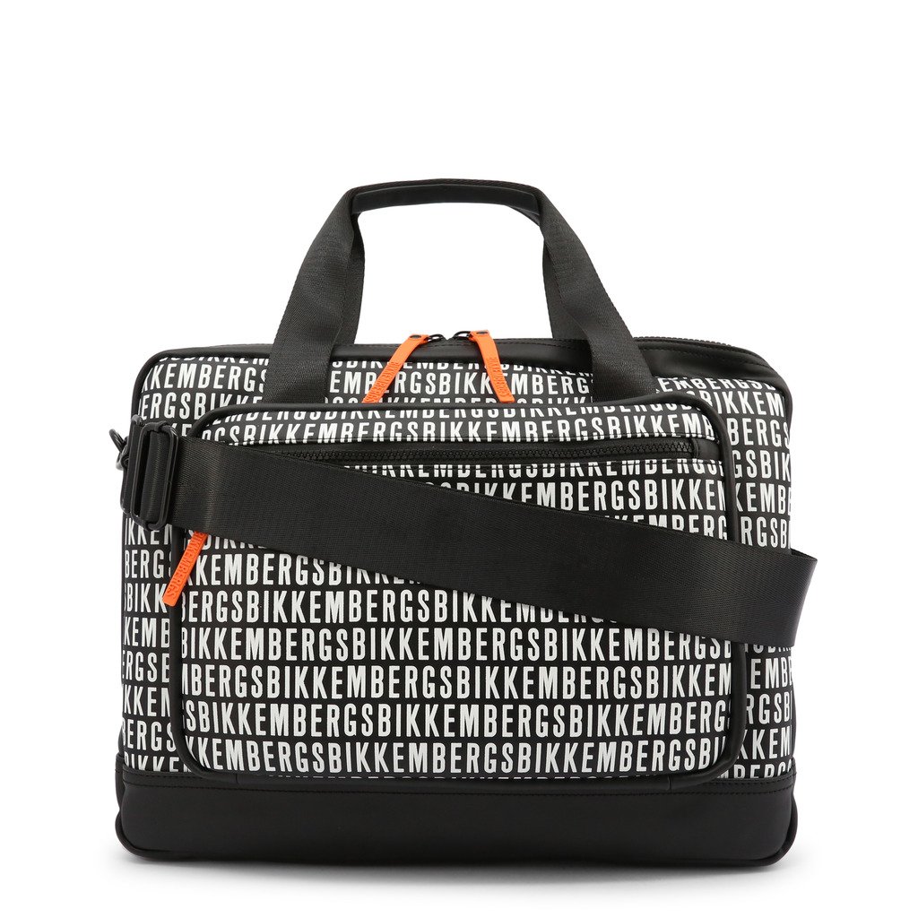 Bikkembergs Men's Briefcase Black E2APME81005C - black NOSIZE