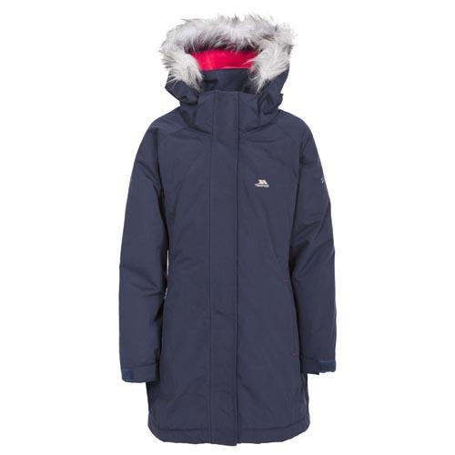 Trespass Kid's Waterproof Parka Jacket Various Colours Fame - Navy Tone 2 to 3 Years