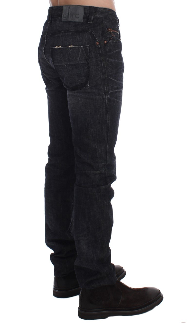 Costume National Men's Slim Fit Cotton Denim Jeans Gray SIG17892 - W34