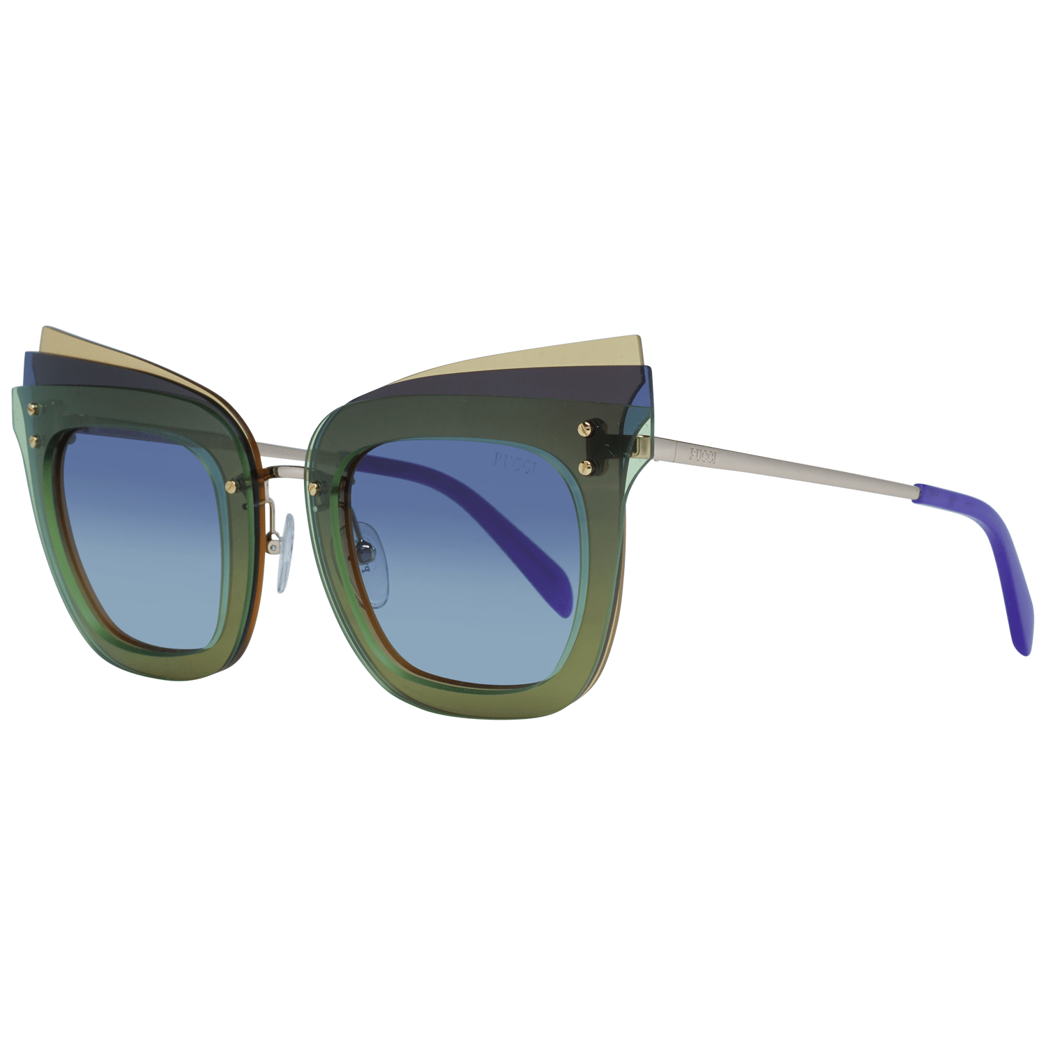 Emilio Pucci Women's Sunglasses Green EP0105 6695W
