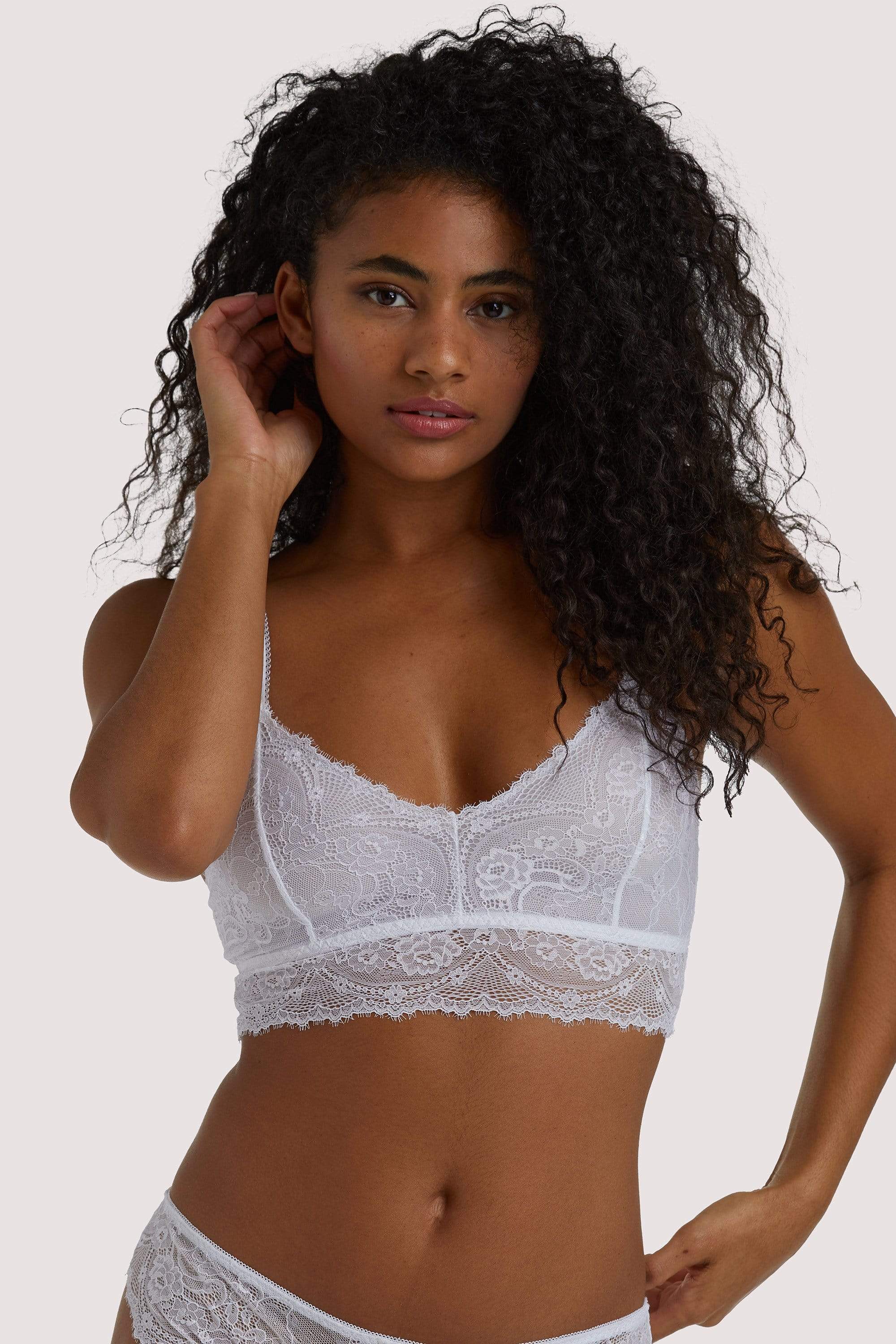 Wolf & Whistle Ariana White Everyday Bralette UK 10 / US 6