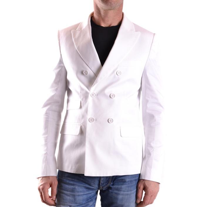 Daniele Alessandrini Men's Blazer White 188884 - white 48