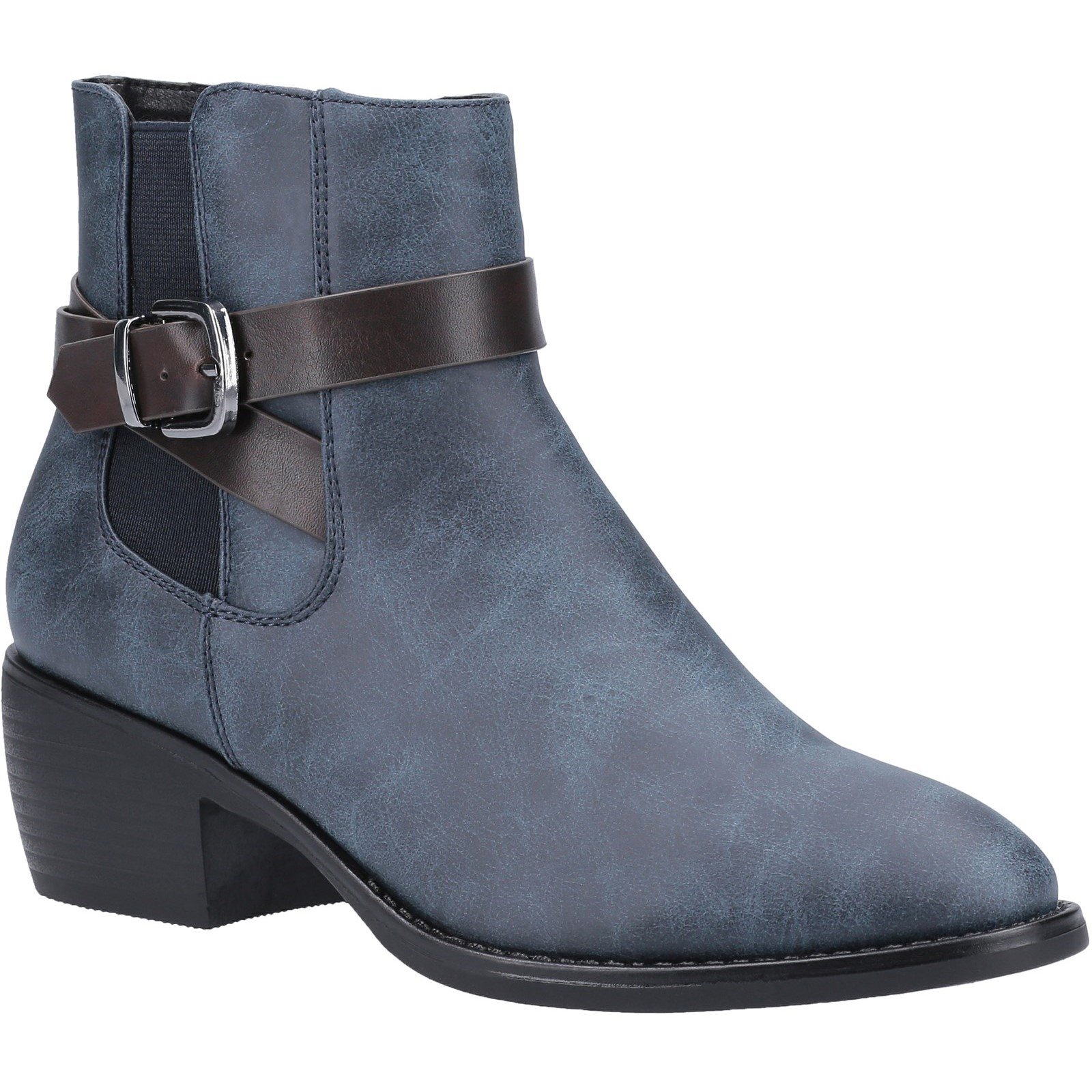 Divaz Women's Farrah Ankle Boot Various Colours 31094 - Blue 3