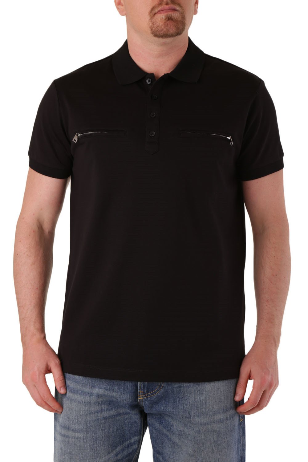 Diesel Men's Polo Shirt Various Colours 283866 - black-2 XL