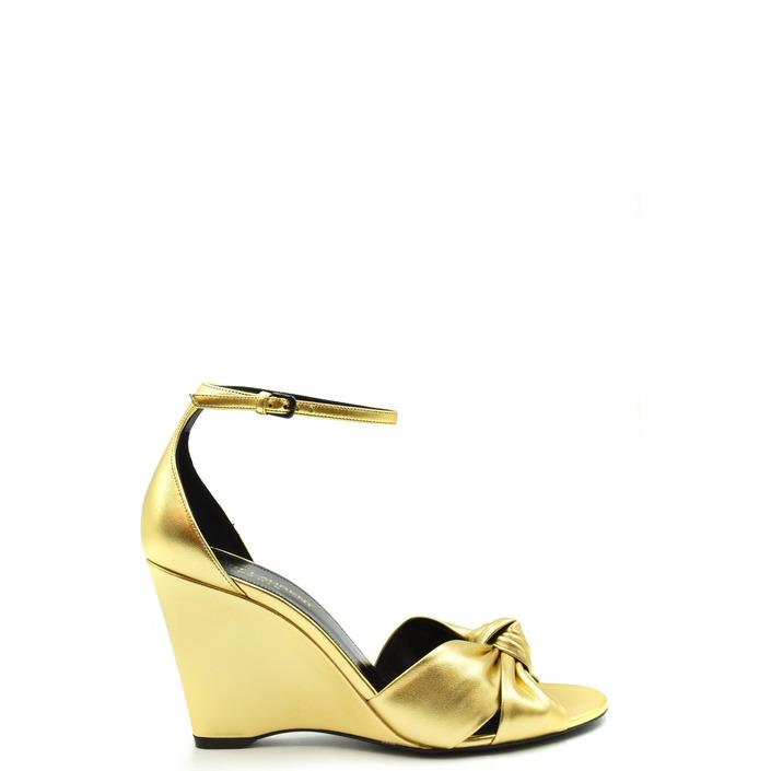 Saint Laurent Women's Sandal Gold 179550 - gold 36.5