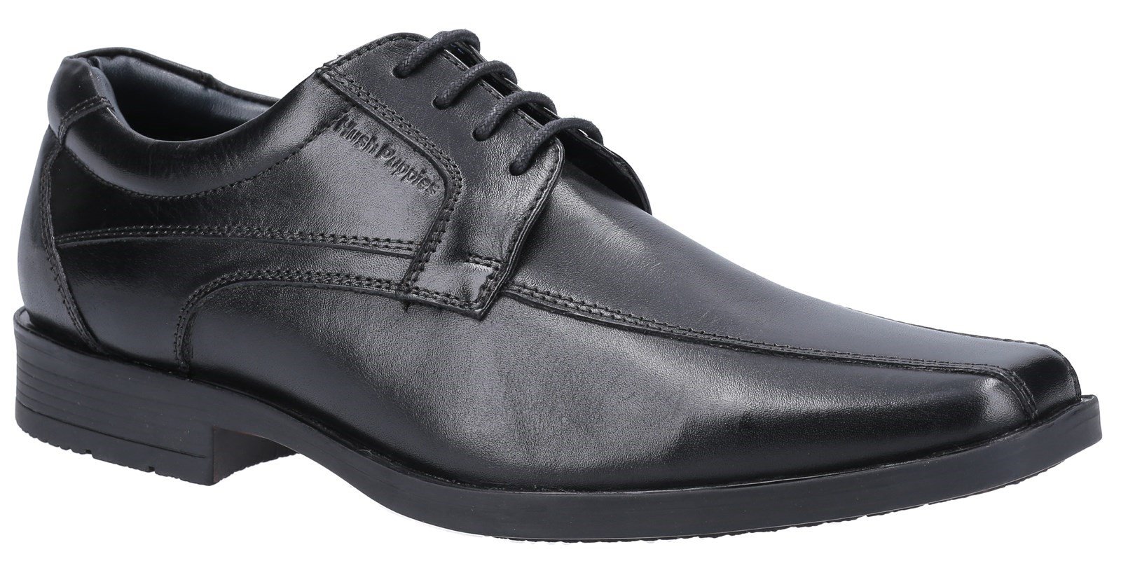 Hush Puppies Men's Brandon Lace Up Derby Shoe Various Colours 30775 - Black 6