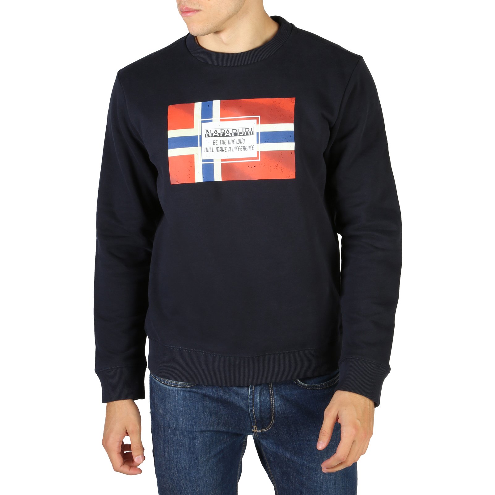 Napapijri Men's Sweatshirt Various Colours NP0A4ENG1601 - blue S