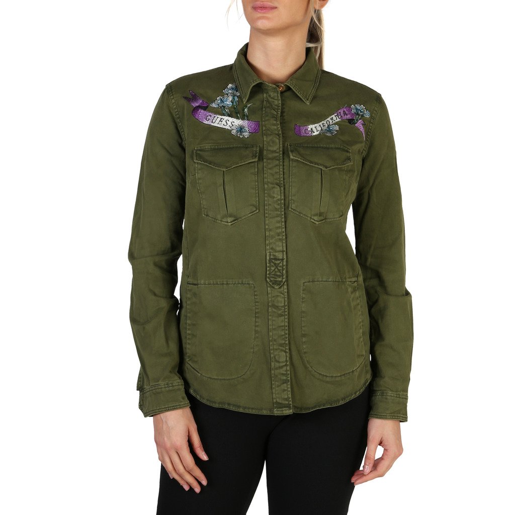 Guess Women's Jacket Green W83H54 - green XS