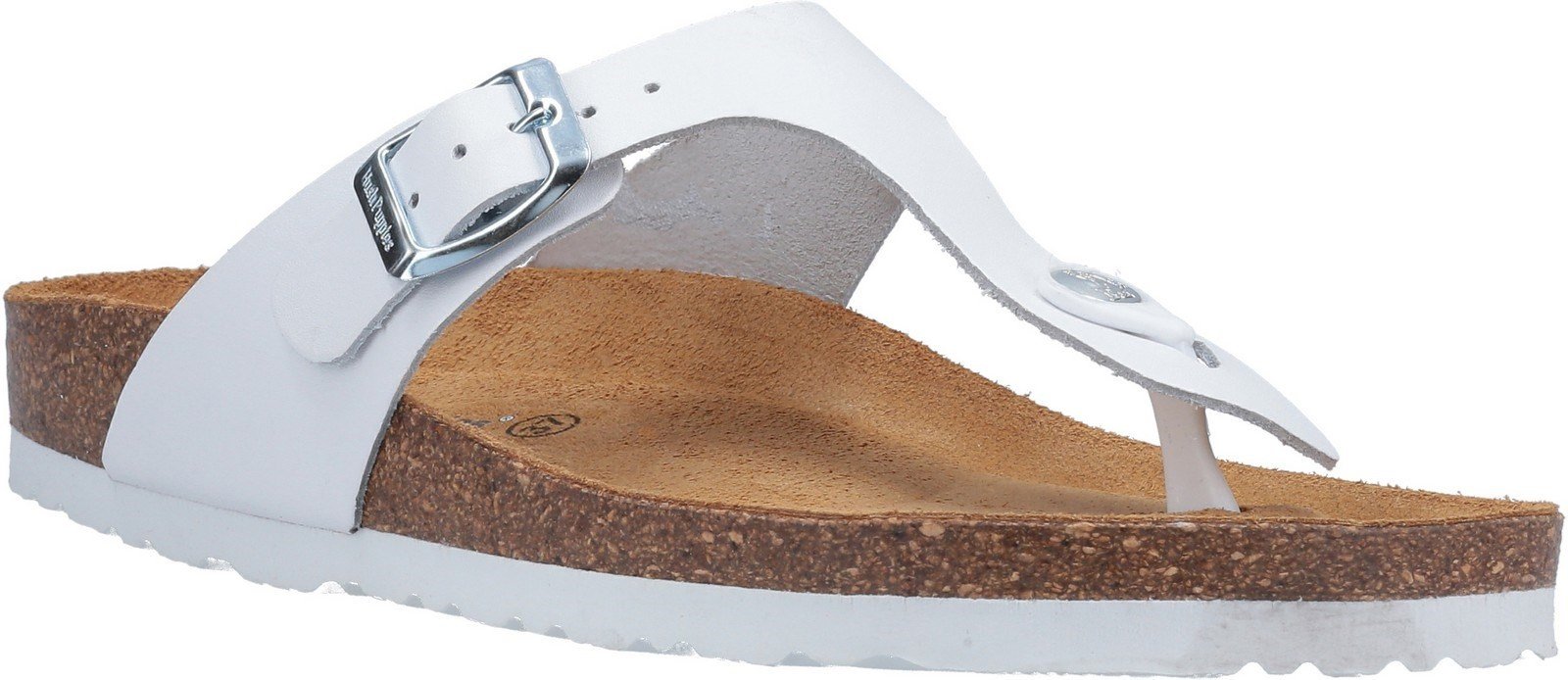 Hush Puppies Women's Kayla Slip On Sandal Various Colours 30227 - White 3