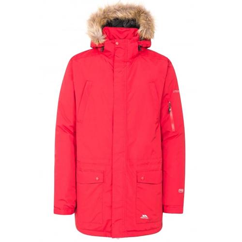 Trespass Unisex Waterproof Parka Jacket Various Colours Jaydin - Red S