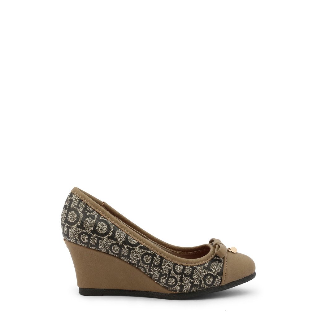 Roccobarocco Women's Wedges Shoe Brown 342941 - brown EU 36