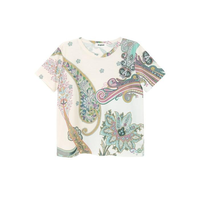 Desigual Women's T-Shirt White 263187 - white S