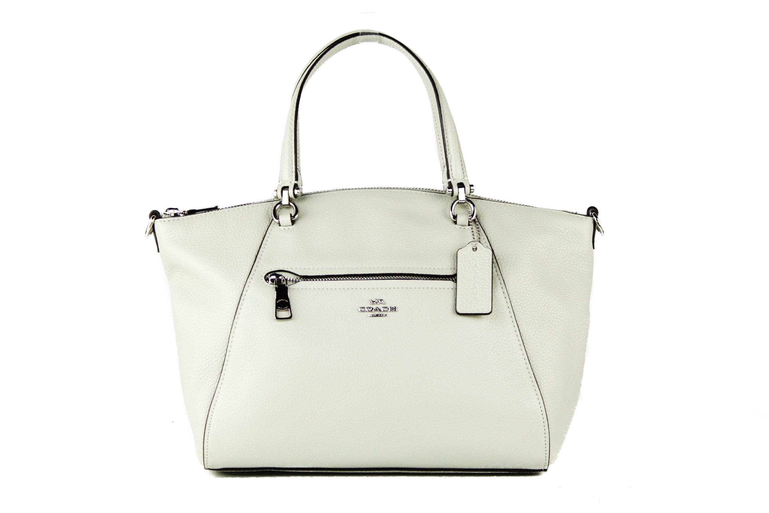COACH Women's Prairie Satchel Bag White 93877