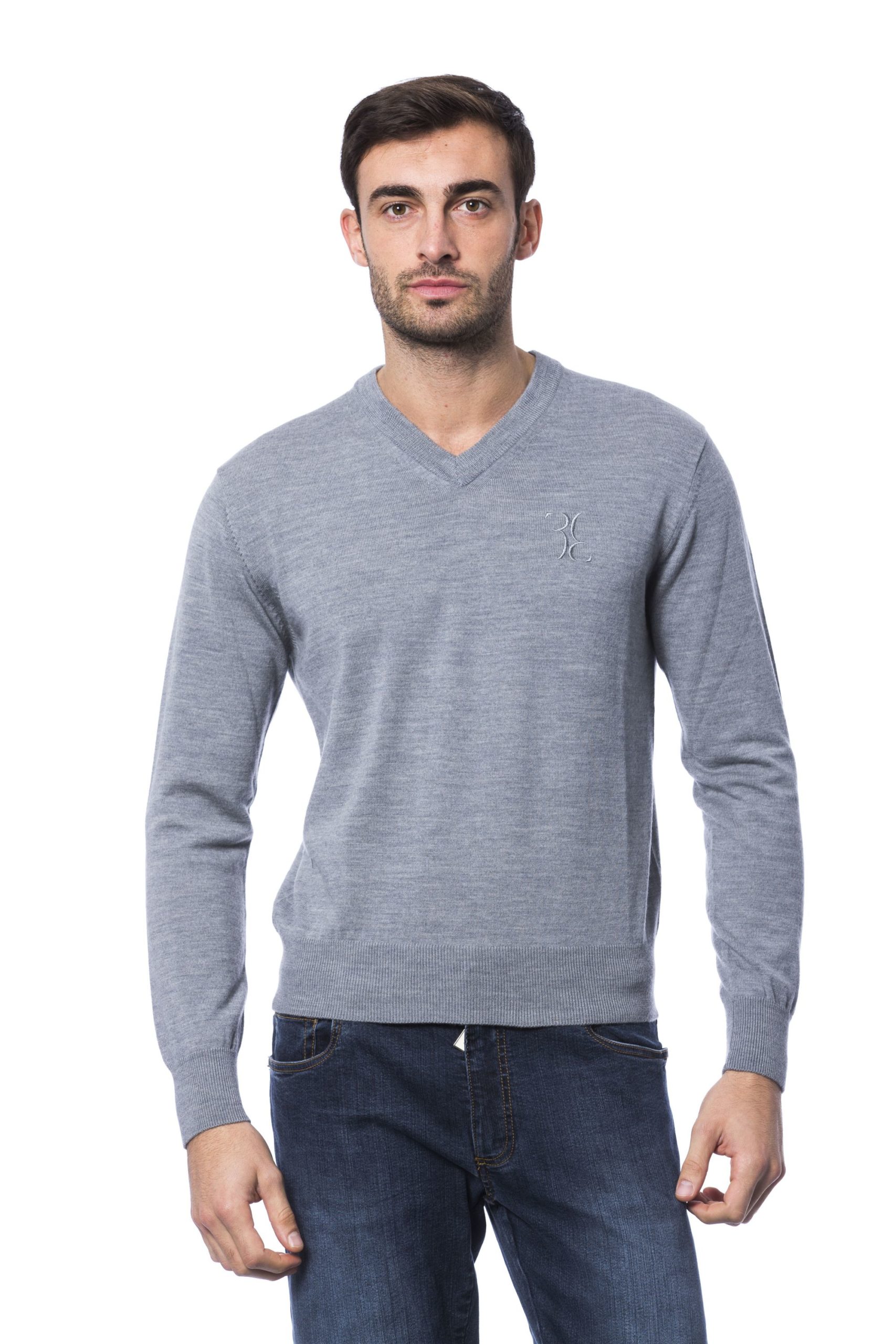 Billionaire Italian Couture Men's Sweater Grey BI816877 - S