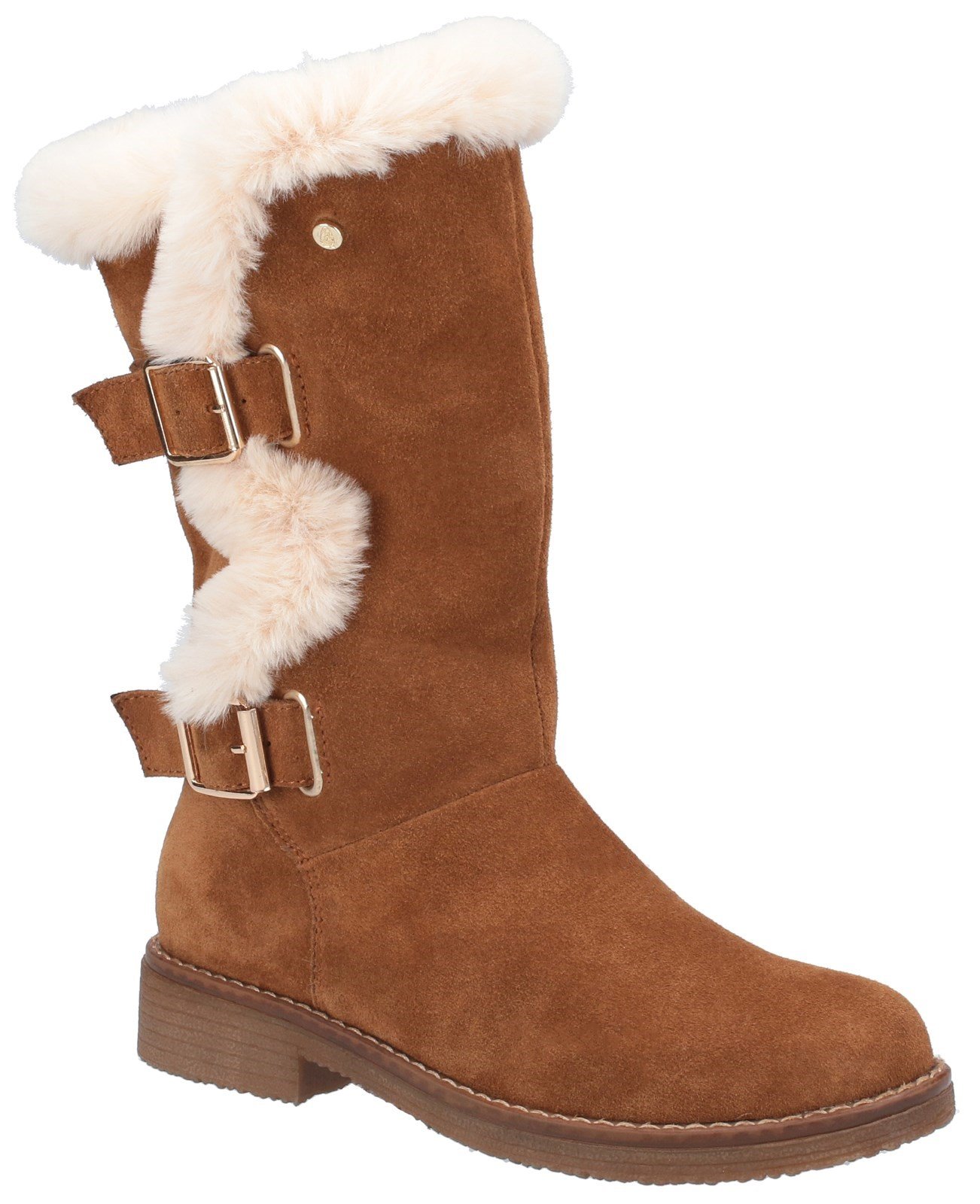 Hush Puppies Women's Megan Mid Boots Various Colours 31217 - Tan 3
