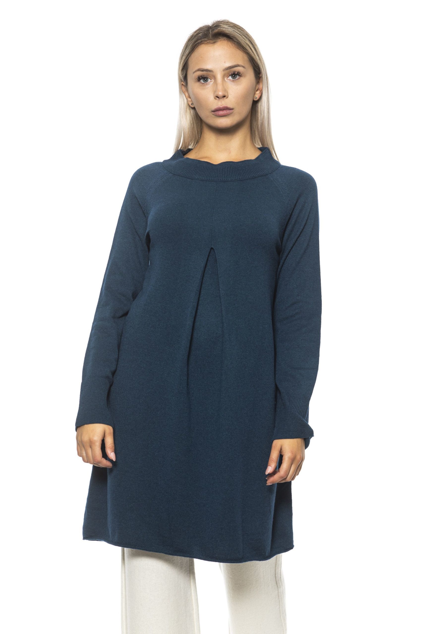 Alpha Studio Women's Bluspecial Dress Blue AL1314693 - IT42 | S