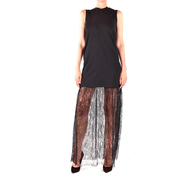 Alexander Mcqueen Women's Dress Black 320590 - black XS