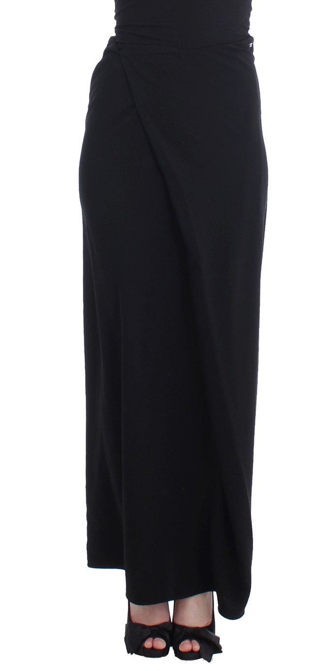 Costume National Women's Full Length Skirt Black SIG11644 - IT40|S