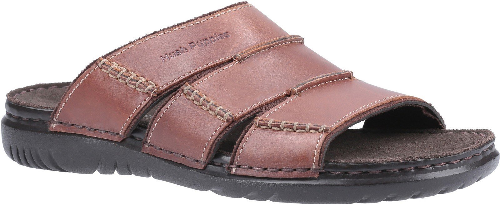 Hush Puppies Men's Cameron Mule Sandal Various Colours 30189 - Brown 6